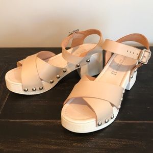 Sandro Rosi platform clog sandal Anthropologie